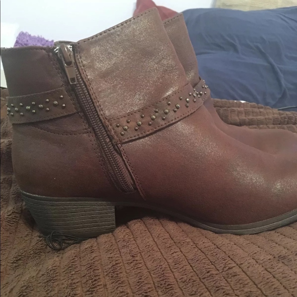 Brand New Brown Leather Boots